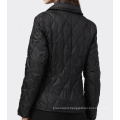 recycled outdoor wear Rpet winter jacket for women Eco friendly ladies tailored warm jacket short body blazer quilted